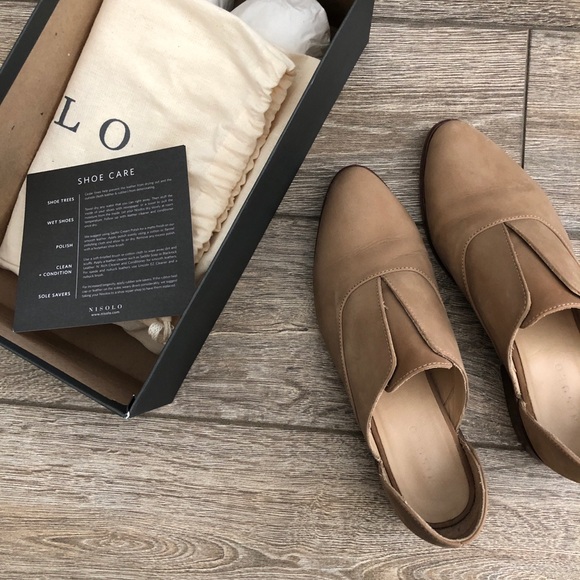 Nisolo Shoes - nisolo Emma d'Orsay Oxford in wheat